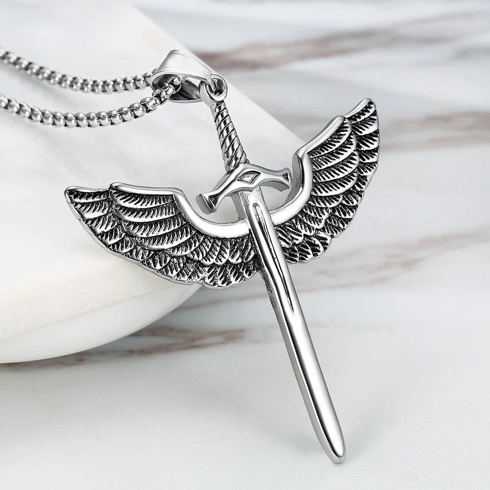 PENDRA Angelwing Vintage Angel Wings Pendant