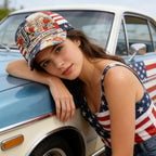 PENDRA Flat Floral Cap