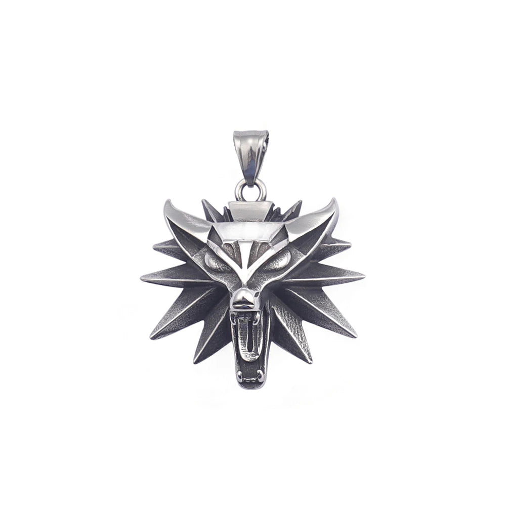 PENDRA Wolfhowl Vintage Wolf Head Pendant