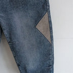 Loose Elastic Waist Denim Jeans Spring Autumn Spliced Harem Pants Men's Casual Pants 2024 Korean New Stretch Baggy Cargo Jeans