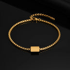 PENDRA Alphabet Letter Box Bracelet
