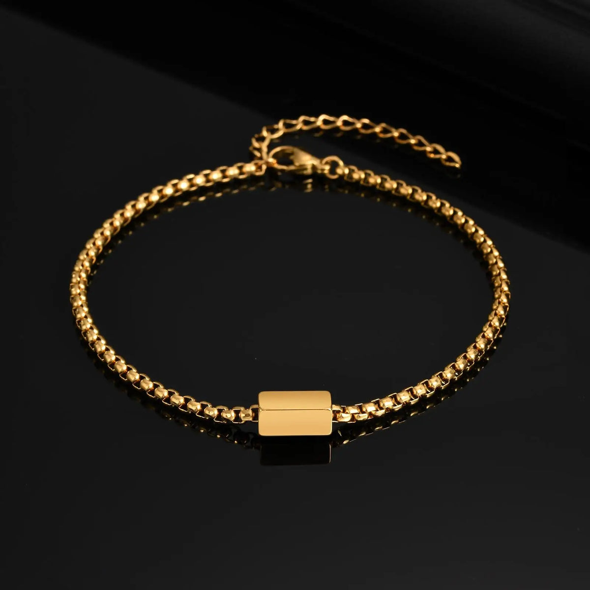 PENDRA Alphabet Letter Box Bracelet