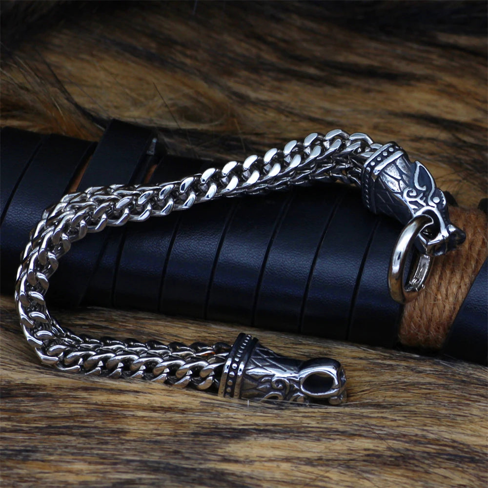 PENDRA Wolf Vintage Viking Bracelet