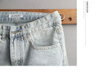 PENDRA Light Blue Korean Shorts