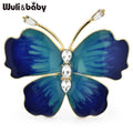 PENDRA Beautiful Enamel Butterfly Brooch