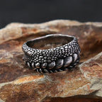 PENDRA DevilsEye Stainless Steel Evil Eye Ring
