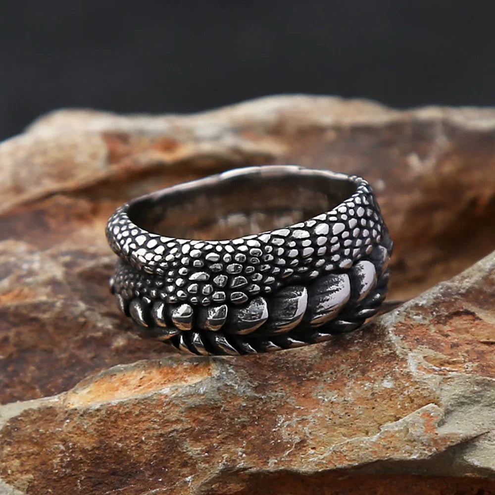 PENDRA DevilsEye Stainless Steel Evil Eye Ring