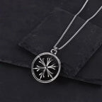 PENDRA Rockcross Retro Rock Disc Cross Pendant