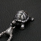 PENDRA Turtlenova Stainless Steel Turtle Necklace