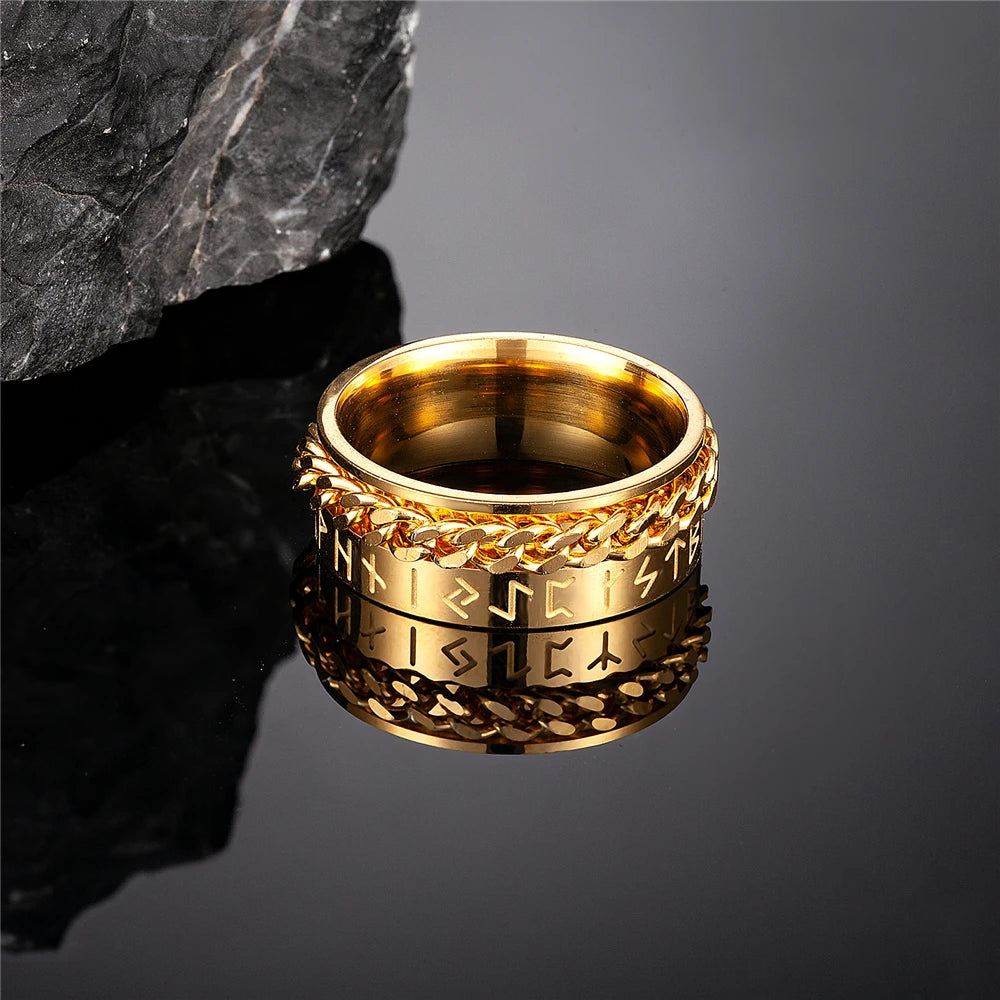 PENDRA Rune Black Ring