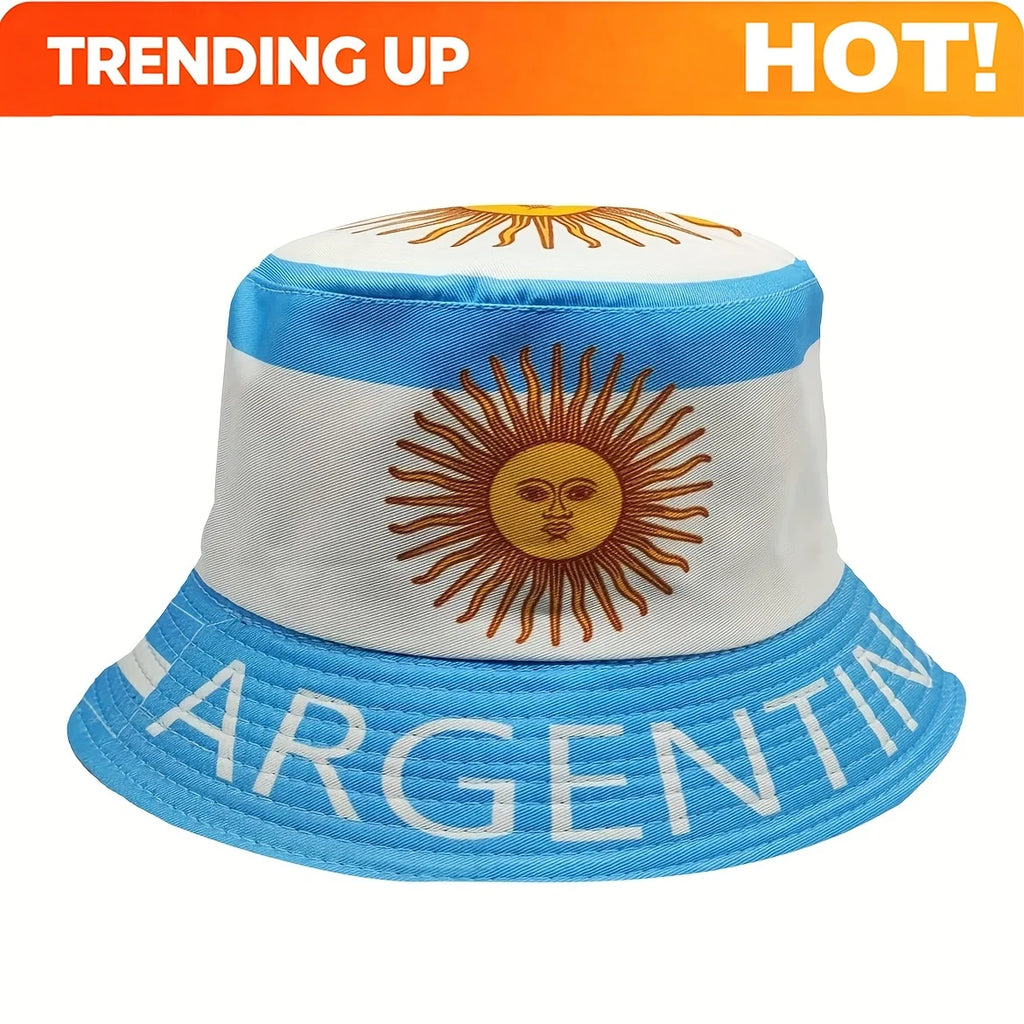 PENDRA Argentina Flag Element Bucket Hat