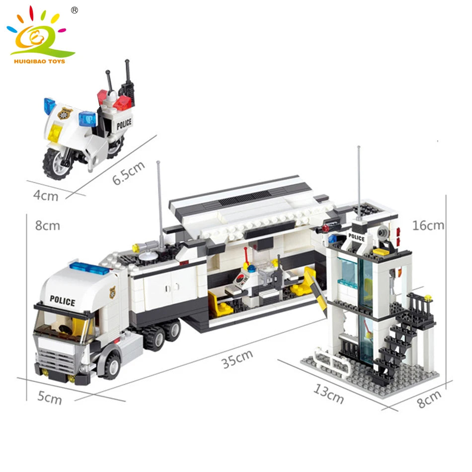 PENDRA Police Station Prison Building Set