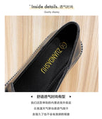 PENDRA Leather Platform British Small Shoes