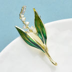 PENDRA Liliana Enamel Lily Flower Brooch