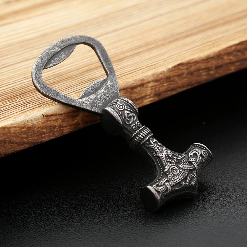 PENDRA Mjolnir Viking Thor Hammer Bottle Opener Pendant