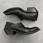 PENDRA Leather Platform Upturned Shoes