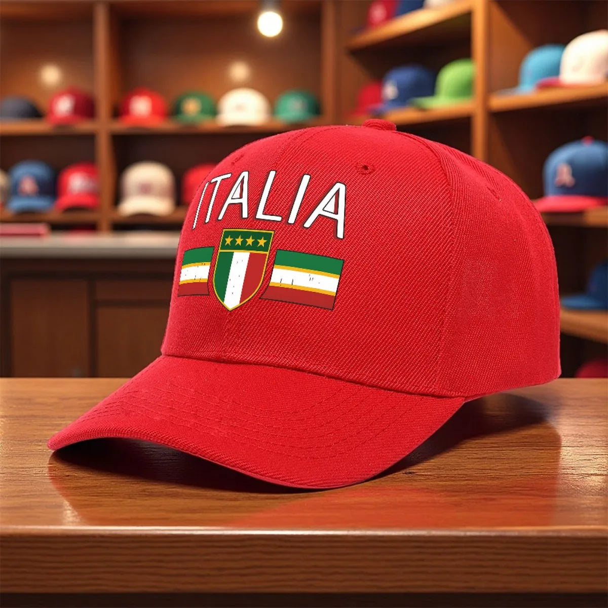 PENDRA Italian Flag Italia Baseball Cap