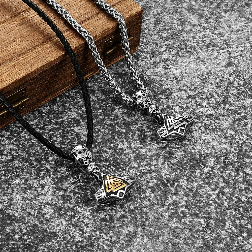 PENDRA Hammer Gold Necklace