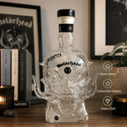 Motörhead Band Skull Glass Decanter Sticker Surface Whiskey Bottle Rock Style Bar Home Decor Collectible Gift