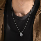 PENDRA Cross Silver Religious Pendant Necklace