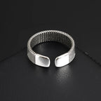 Vintage Men's Ring,Simple Open Ring Lines Index Finger Ring,Free Ring Jewelry Gifts