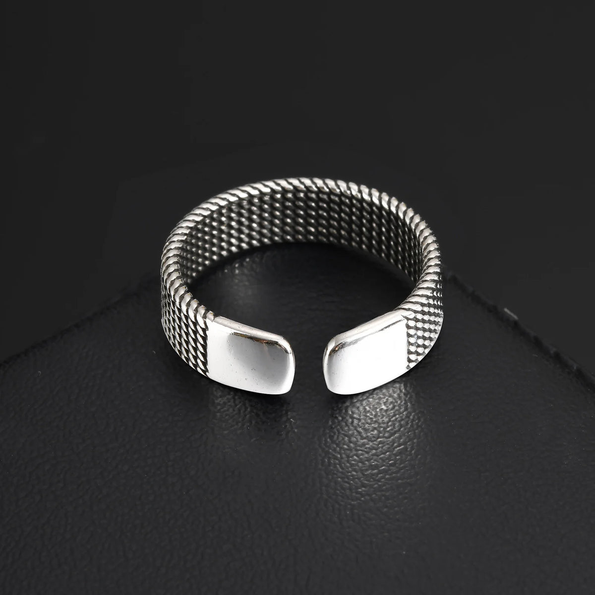 Vintage Men's Ring,Simple Open Ring Lines Index Finger Ring,Free Ring Jewelry Gifts