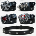 PENDRA Jadeine Skull Gothic Belt