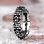PENDRA Domineering Devil Skull Steel Ring
