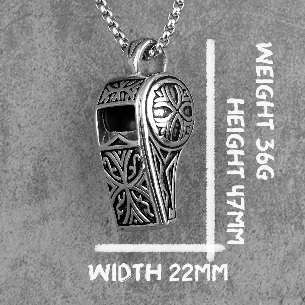 PENDRA Whistle Boyfriend Steel Necklace