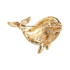 PENDRA Lovely Whale Brooch