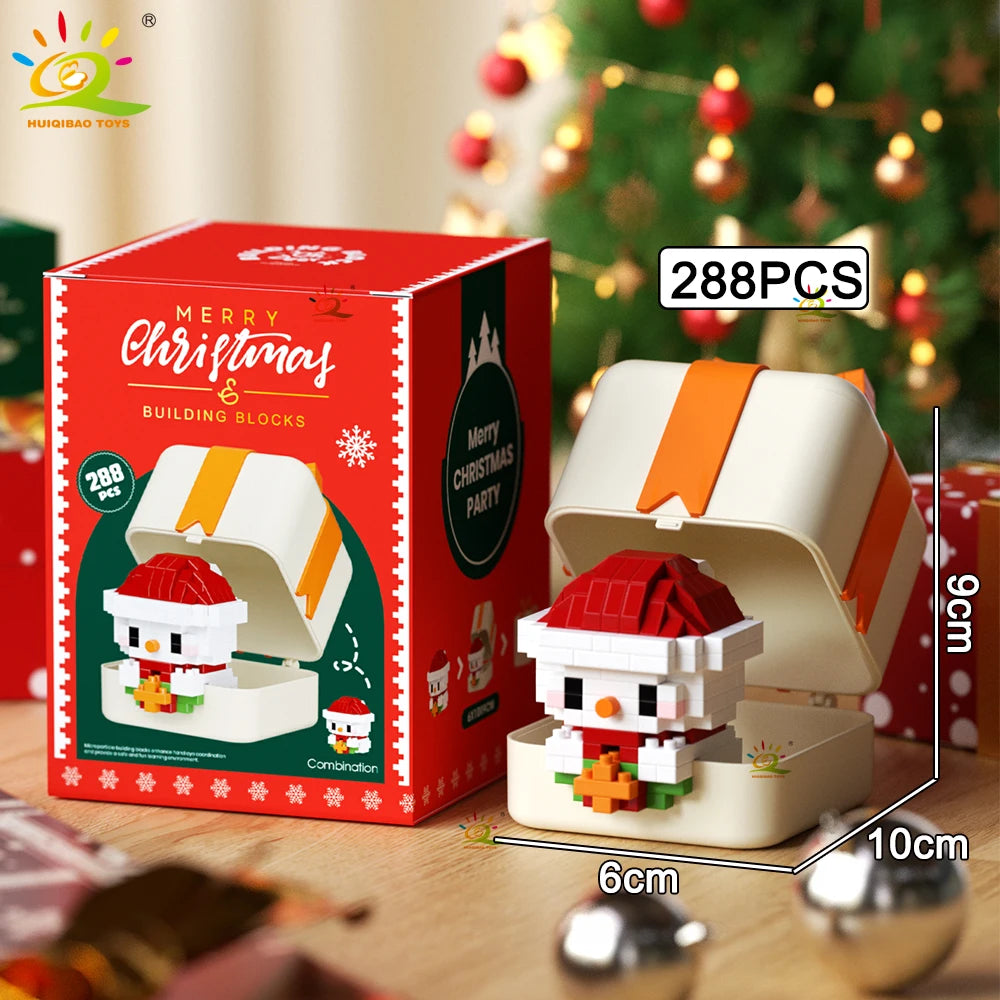 PENDRA Elk Deer Santa Building Set
