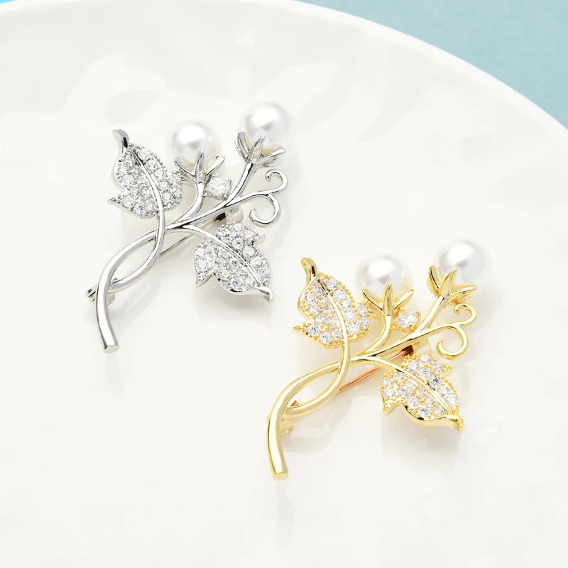 PENDRA Gardenia Floral & Animal Brooch Collection