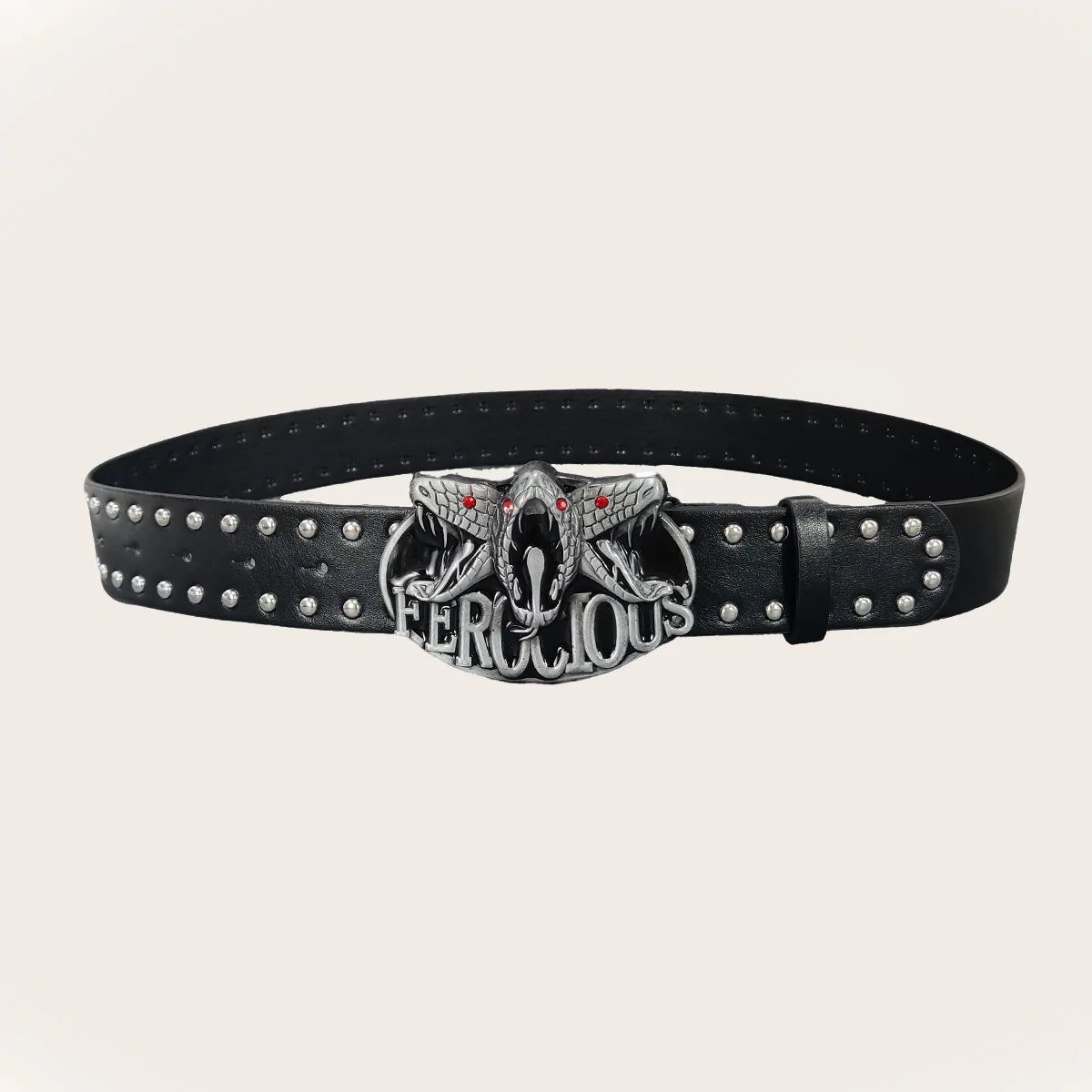 PENDRA Demiessa Leather Gothic Plus Size Belt
