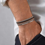 PENDRA Cuban Black Gold Bracelet