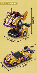 PENDRA Transfrom Racing Robot Building Set