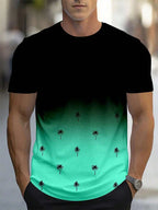 PENDRA Hawaiian Print Are T-Shirt