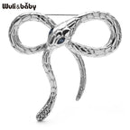PENDRA Bow knot Snake Brooch