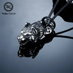 PENDRA Wolf Vintage Celtic Necklace