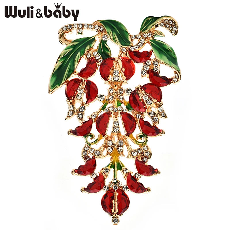 PENDRA Florabelle Vintage Big Flower Brooch
