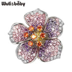 PENDRA Peachelle Peach Blossom Flower Brooch