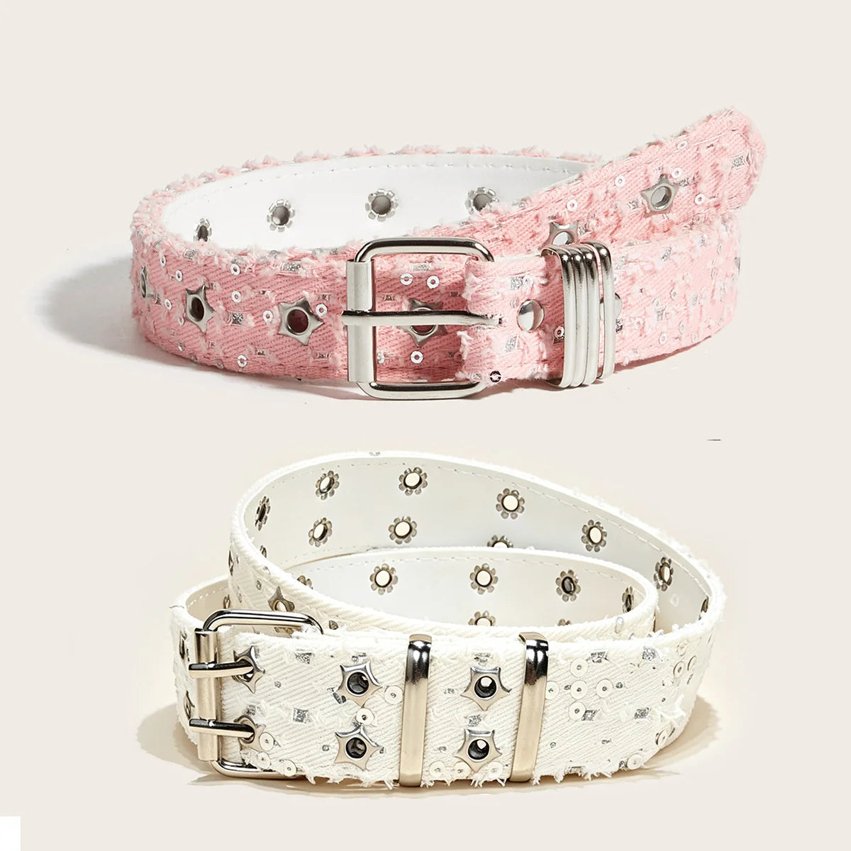PENDRA Orlaellea Black Pin Buckle Star Luxury Belt