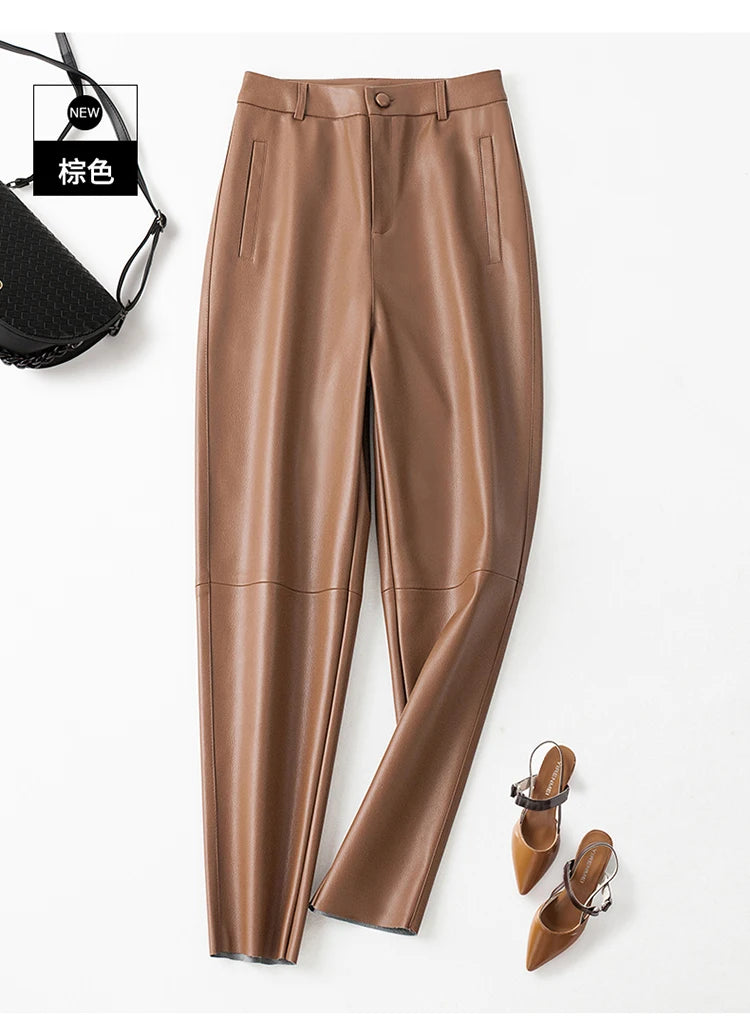 PENDRA Carrot Fit High Waist Cropped Pants