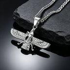 PENDRA Faravahar Eagle Pendant Necklace