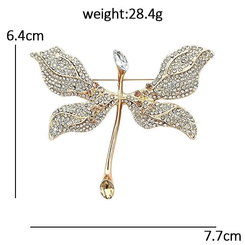 PENDRA Shining Dragonfly Brooch