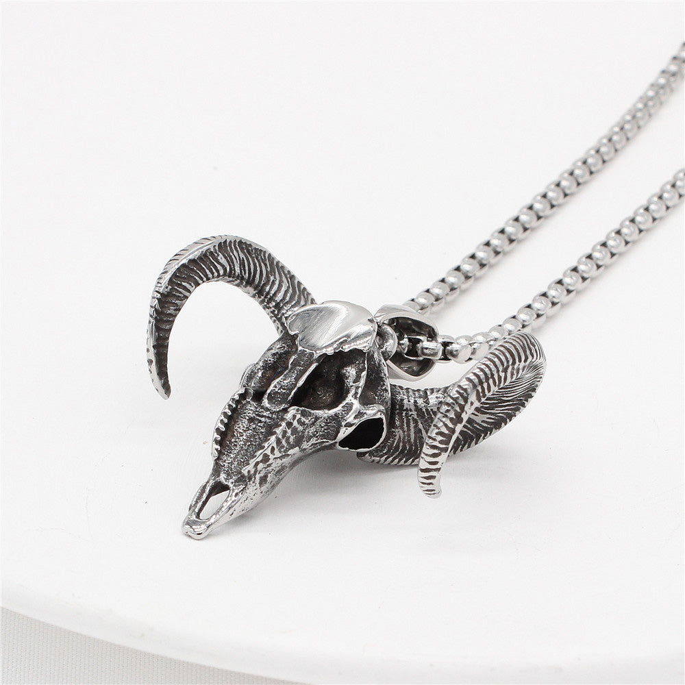 PENDRA Goathead Gothic Goat Head Pendant