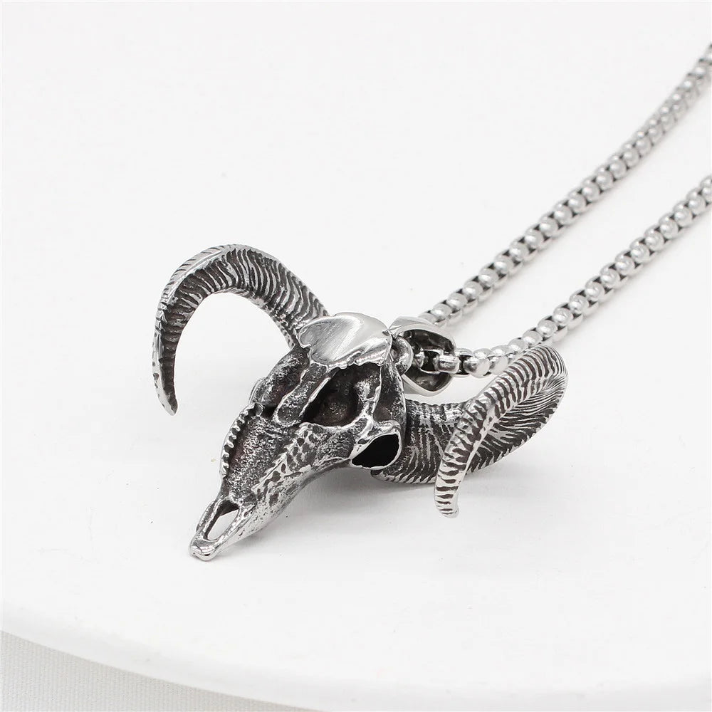 PENDRA Goathead Gothic Goat Head Pendant
