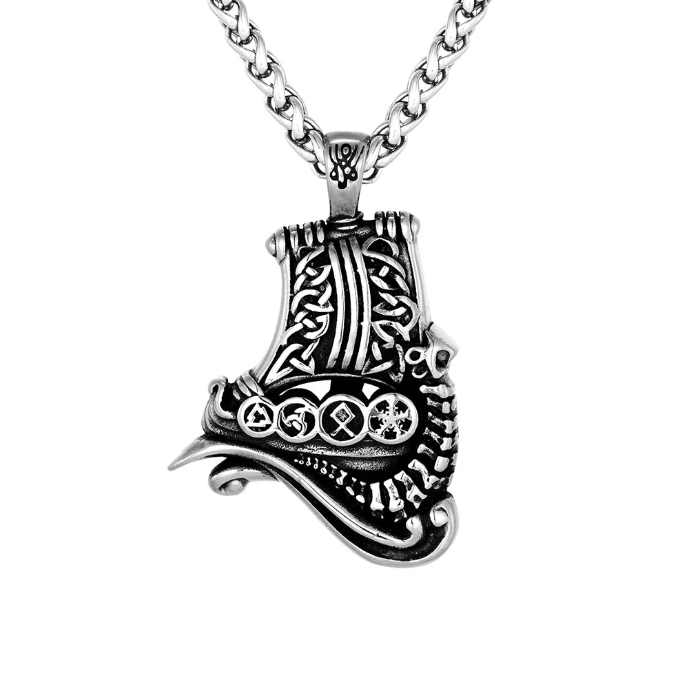 PENDRA Rune Vintage Norse Necklace