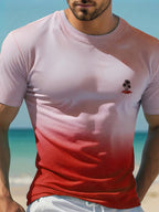 PENDRA Hawaiian Print Are T-Shirt