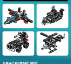 PENDRA 4in1 Swat Police Building Set