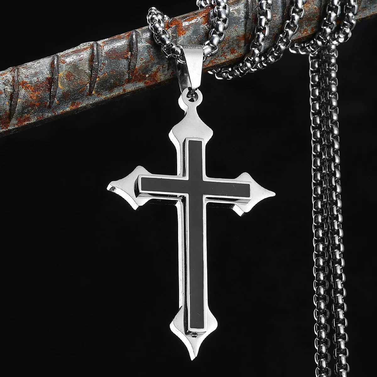 PENDRA Jormora Cross Charm Necklace
